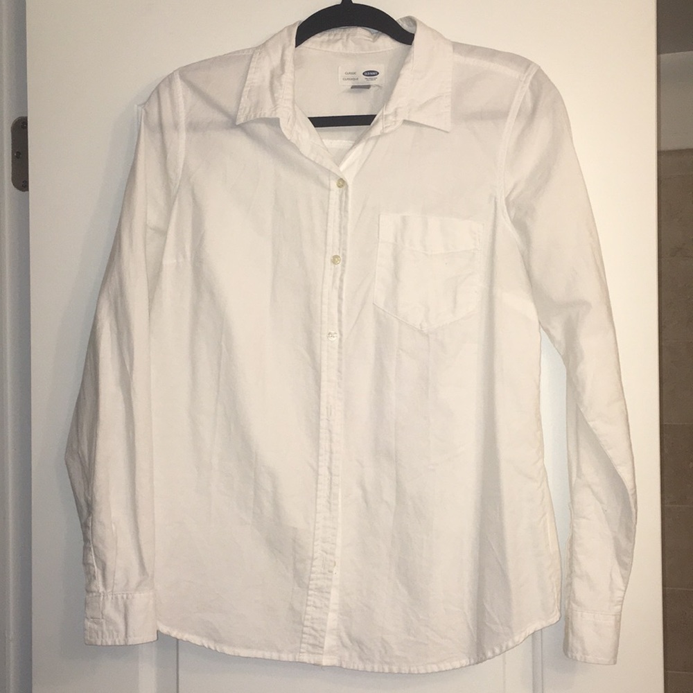 Hardly worn Old Navy white button up